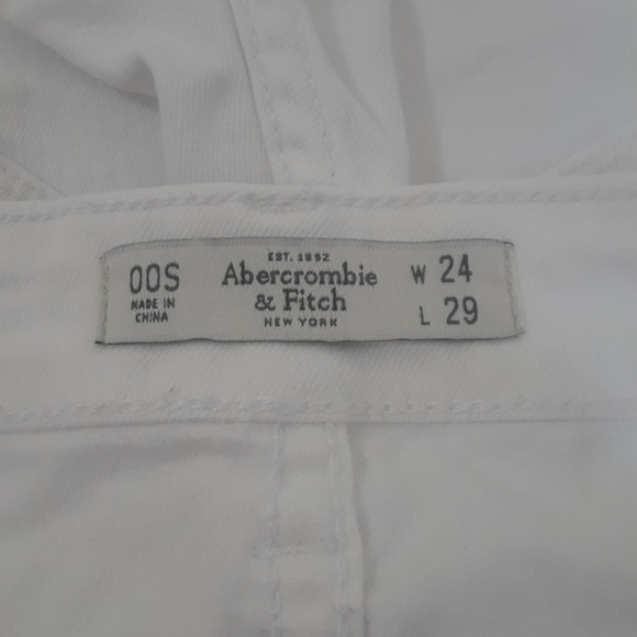 Abercrombie & Fitch White Skinny Jeans - Picture 4 of 4